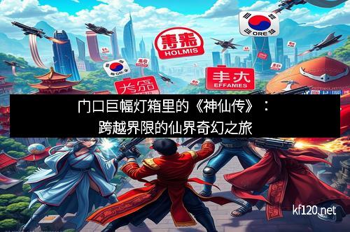 门口巨幅灯箱里的《神仙传》：跨越界限的仙界奇幻之旅